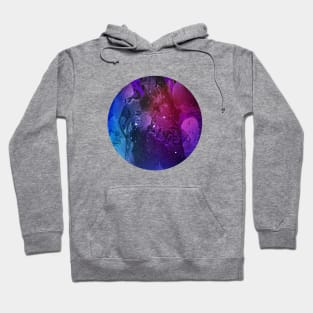 Circular Purple Marble Hoodie